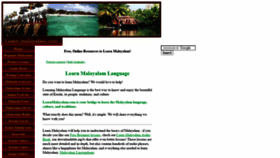 What Learn-malayalam.com website looked like in 2021 (3 years ago)