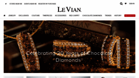What Levian.com website looked like in 2021 (3 years ago)