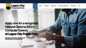 What Lagoscitypolytechnic.edu.ng website looked like in 2021 (3 years ago)