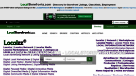 What Localstorefronts.com website looked like in 2021 (3 years ago)