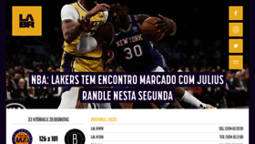 What Lakersbrasil.com website looked like in 2021 (3 years ago)
