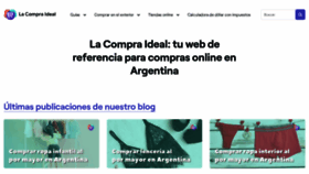 What Lacompraideal.com.ar website looked like in 2021 (4 years ago)