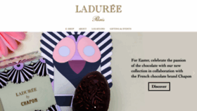 What Laduree.com website looked like in 2021 (3 years ago)