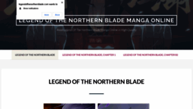 What Legendofthenorthernblade.com website looked like in 2021 (3 years ago)