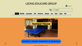 What Leong.my website looked like in 2021 (3 years ago)