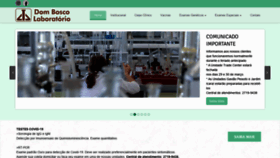 What Laboratoriodombosco.com.br website looked like in 2021 (3 years ago)