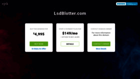 What Lsdblotter.com website looked like in 2021 (3 years ago)