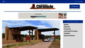 What Lakepowellchronicle.com website looked like in 2021 (3 years ago)
