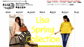 What Lisa-shop.com website looked like in 2021 (3 years ago)