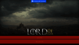 What Lordofchains.com website looked like in 2021 (3 years ago)