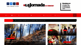 What Lajornadaguerrero.com.mx website looked like in 2021 (4 years ago)
