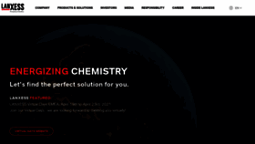 What Lanxess.com website looked like in 2021 (3 years ago)