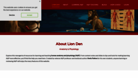 What Lionden.com website looked like in 2021 (3 years ago)
