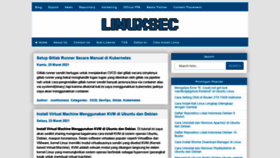 What Linuxsec.org website looked like in 2021 (3 years ago)