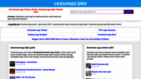 What Lagu456z.biz website looked like in 2021 (3 years ago)