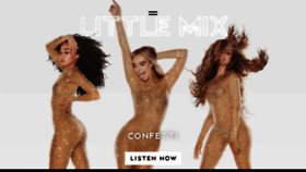 What Little-mix.com website looked like in 2021 (3 years ago)