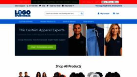 What Logosoftwear.com website looked like in 2021 (3 years ago)