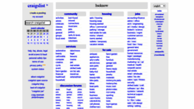 What Lucknow.craigslist.org website looked like in 2021 (3 years ago)