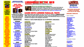 What Lonweb.org website looked like in 2021 (3 years ago)