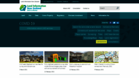 What Linz.govt.nz website looked like in 2021 (5 years ago)