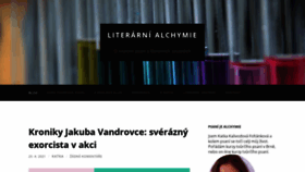 What Literarnialchymie.cz website looked like in 2021 (3 years ago)