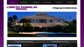 What Loretocornejo.cl website looked like in 2021 (3 years ago)