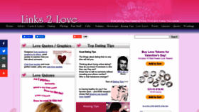 What Links2love.com website looked like in 2021 (3 years ago)