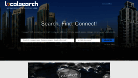 What Localsearch.ae website looked like in 2021 (3 years ago)