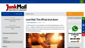 What Lovemail.co.za website looked like in 2021 (2 years ago)