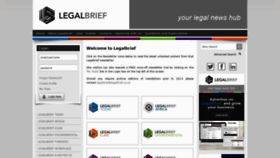 What Legalbrief.co.za website looked like in 2021 (2 years ago)
