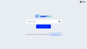 What Learnhub.com website looked like in 2021 (3 years ago)
