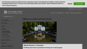 What Linderhof.de website looked like in 2021 (2 years ago)