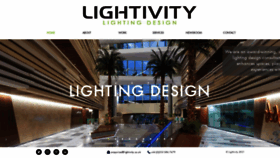 What Lightivity.co.uk website looked like in 2021 (3 years ago)