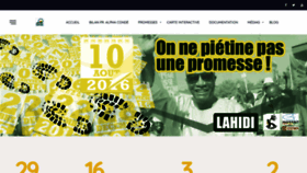 What Lahidi.org website looked like in 2021 (2 years ago)