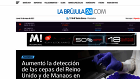 What Labrujula24.com website looked like in 2021 (2 years ago)