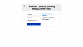 What Lms.hamdard.edu.pk website looked like in 2021 (2 years ago)