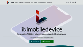 What Libimobiledevice.org website looked like in 2021 (2 years ago)
