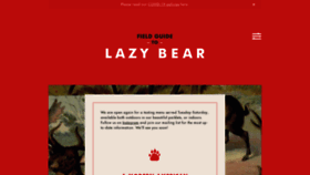 What Lazybearsf.com website looked like in 2021 (2 years ago)