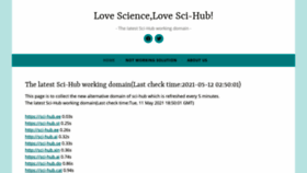What Lovescihub.wordpress.com website looked like in 2021 (3 years ago)