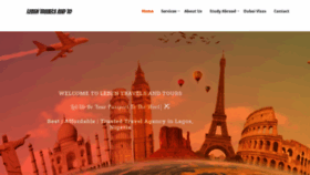 What Lebentravels.com website looked like in 2021 (2 years ago)
