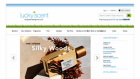 What Luckyscent.com website looked like in 2021 (3 years ago)