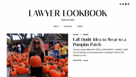 What Lawyerlookbook.com website looked like in 2021 (3 years ago)