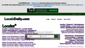 What Localsdaily.com website looked like in 2021 (2 years ago)