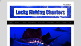 What Luckyfishingcharters.com website looked like in 2021 (3 years ago)