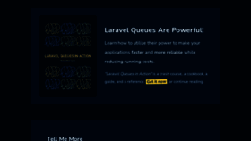 What Learn-laravel-queues.com website looked like in 2021 (2 years ago)