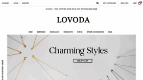 What Lovoda.com website looked like in 2021 (2 years ago)