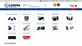 What Luedeke-elektronic.de website looked like in 2021 (4 years ago)