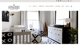 What Littlecrowninteriors.com website looked like in 2021 (2 years ago)