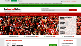 What Livefootballtickets.com website looked like in 2021 (2 years ago)