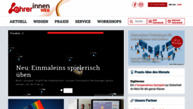 What Lehrerweb.wien website looked like in 2021 (2 years ago)